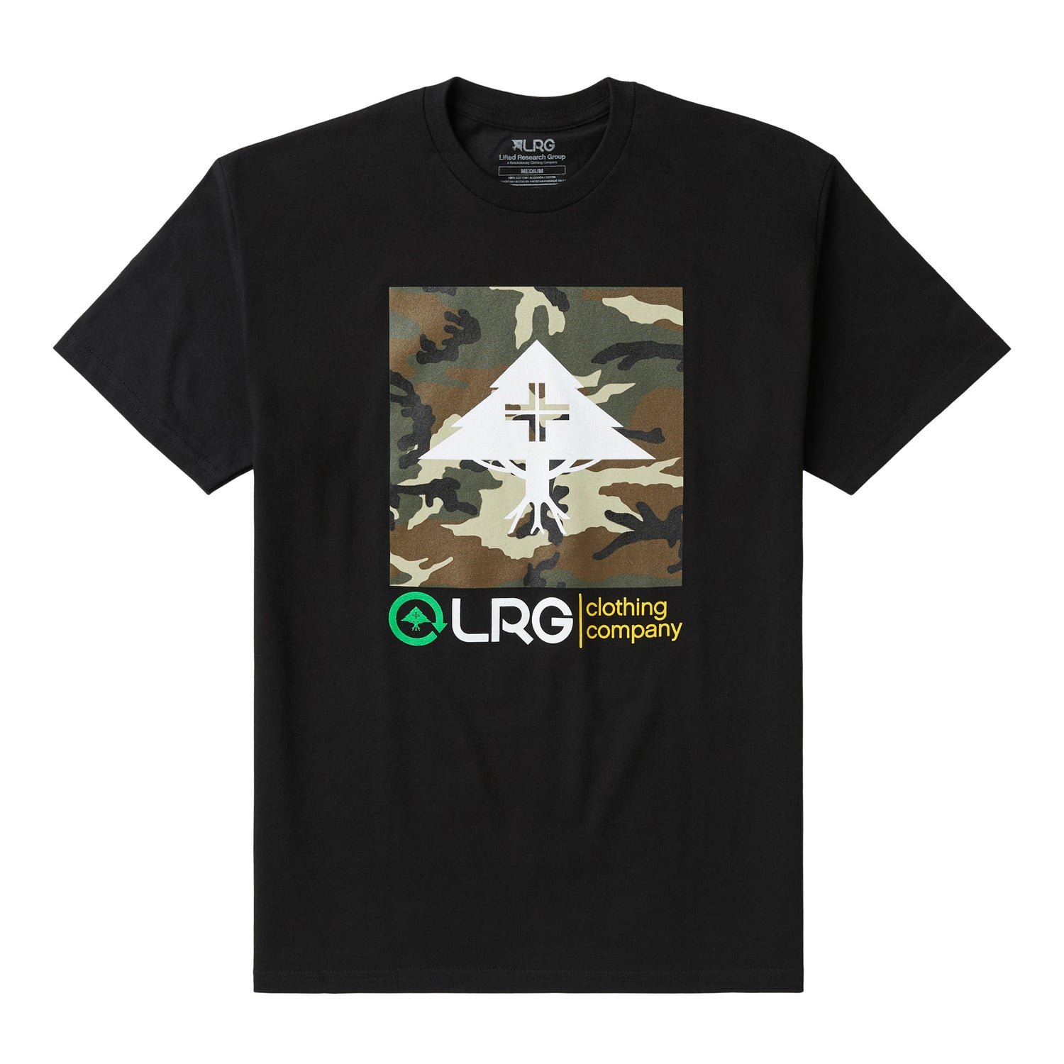 4700 BOXED UP CAMO TEE - BLACK