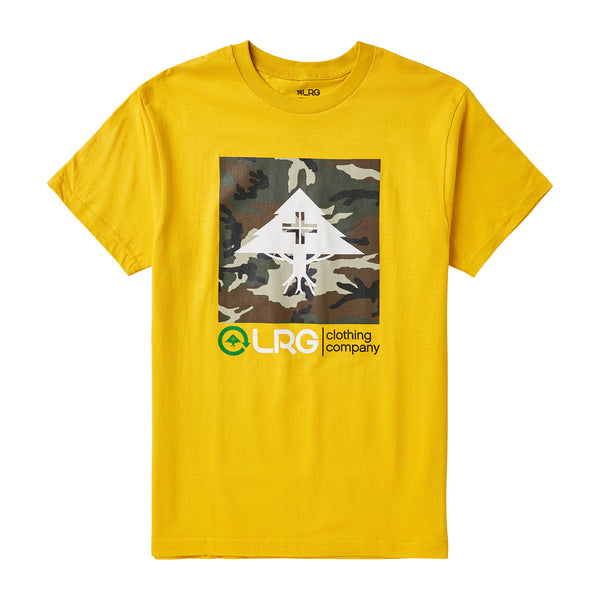 4700 BOXED UP CAMO TEE Gold | LRG Clothing