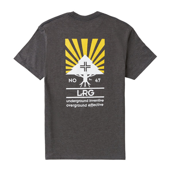 4700 RISING TREE TEE - CHARCOAL HEATHER