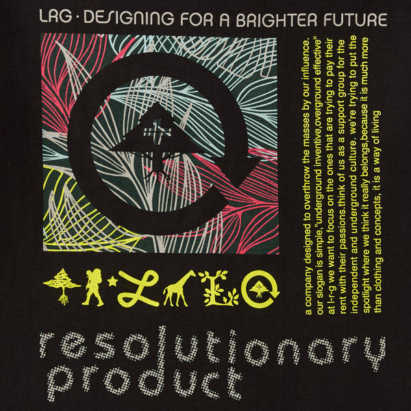 BRIGHTER RESOLUTION TEE - BLACK