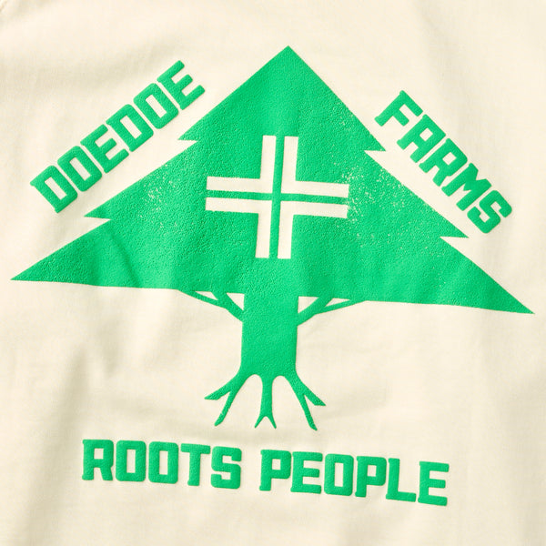 DOEDOE FARMS X LRG EAT WHAT YOU GROW HOODIE - OFF WHITE