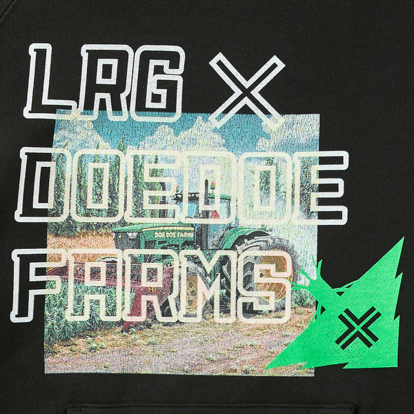 DOEDOE FARMS X LRG HOODIE - BLACK
