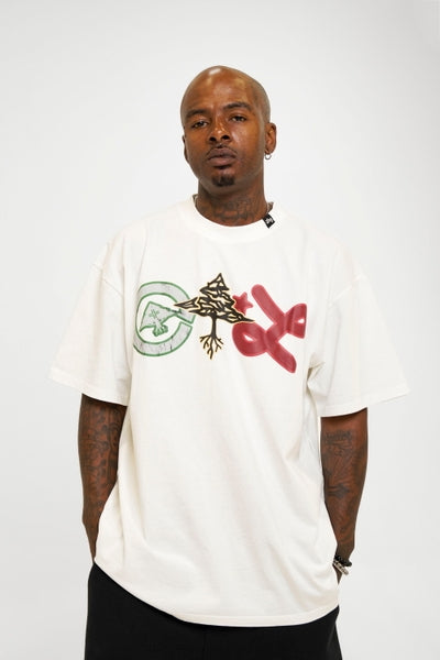 RASTA SS TEE - CREAM