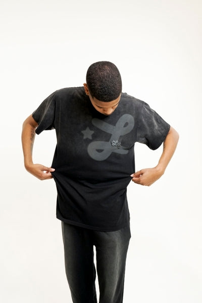 STENCIL TEE V2 - BLACK