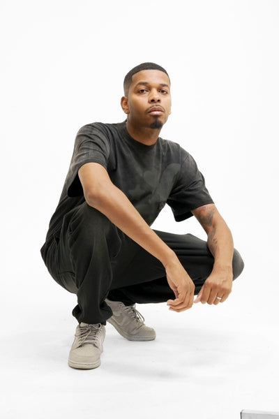 STENCIL TEE V2 - BLACK