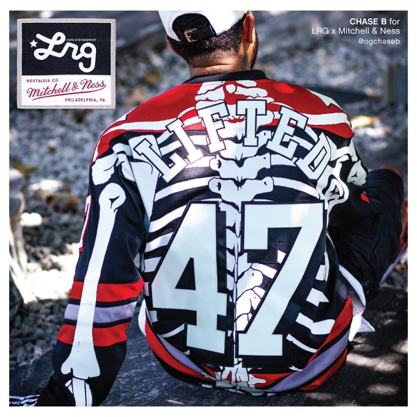 MITCHELL & NESS DEAD SERIOUS HOCKEY JERSEY - Black