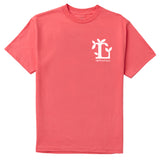 LEAFY L TEE - CORAL