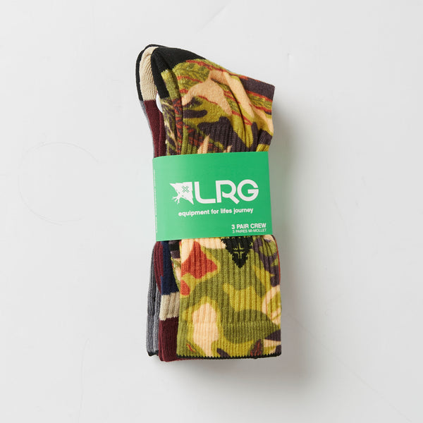 LEAVES SOCK 3 PACK - MULTI