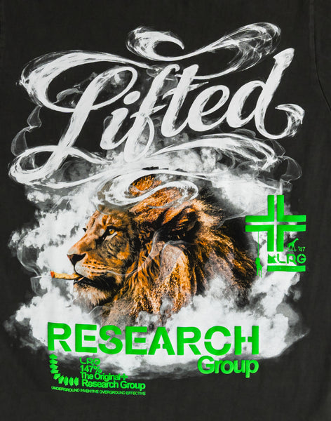 LIFTED ABOVE THE CLOUDS TEE - BLACK