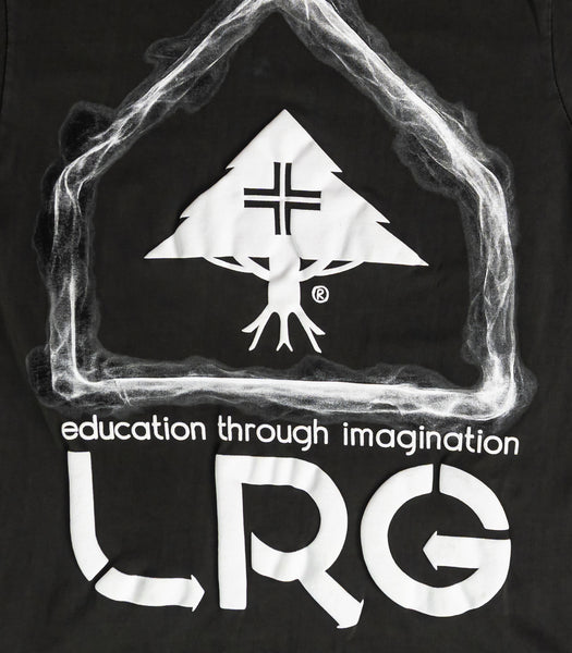 LIFTED ABOVE THE CLOUDS TEE - BLACK