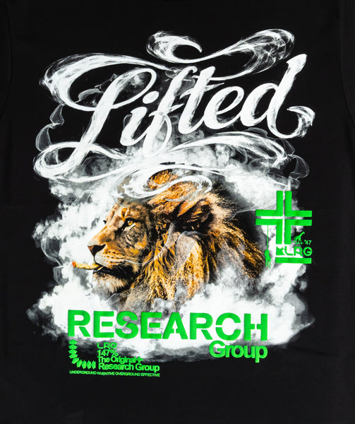 LIFTED ABOVE THE CLOUDS TEE - BLACK