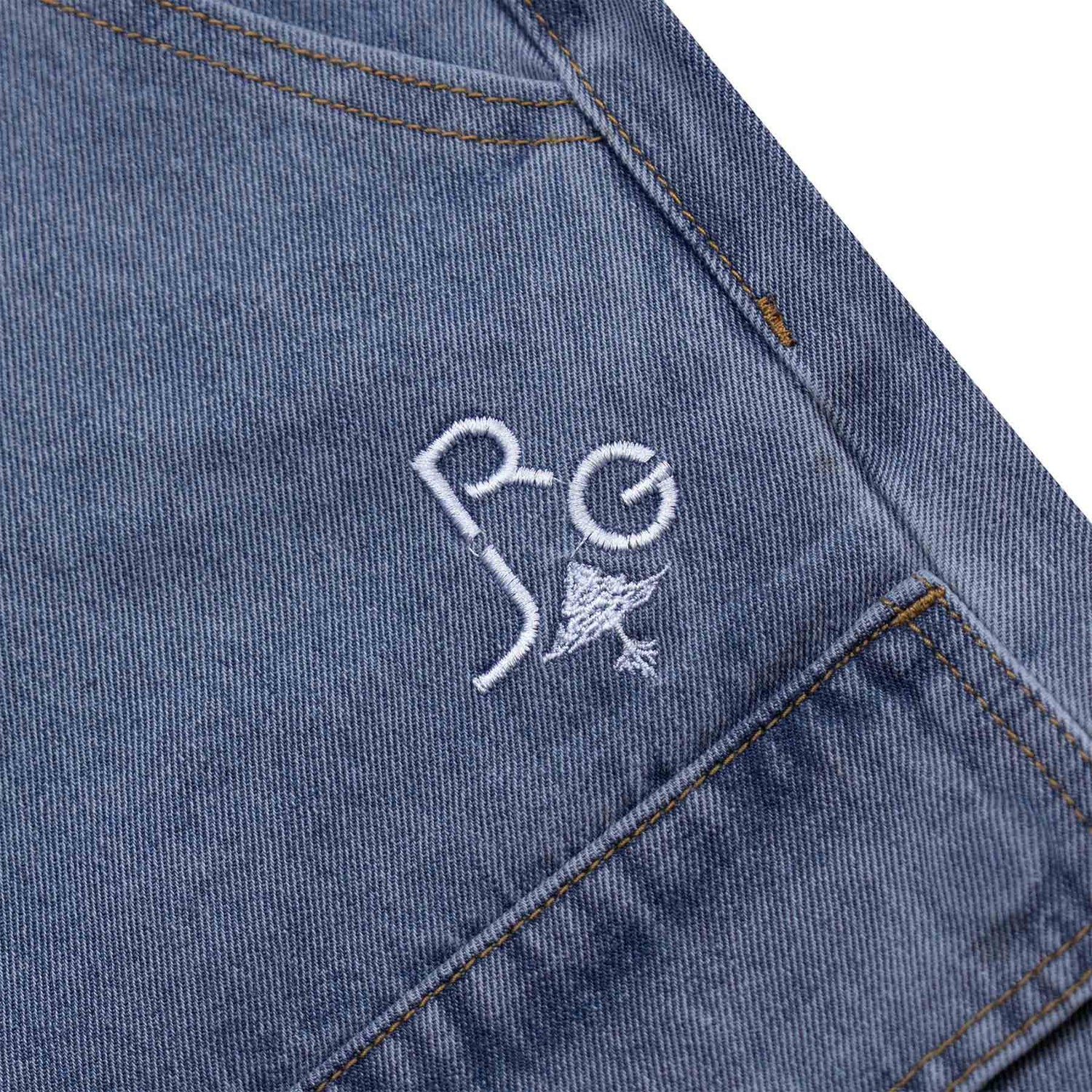 LINE FOR LINE DENIM CARGO PANT - BLUE WASH