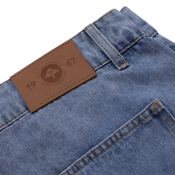 LINE FOR LINE DENIM CARGO PANT - BLUE WASH