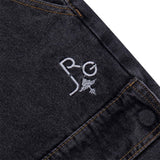 LINE FOR LINE DENIM CARGO PANT - CHARCOAL WASH