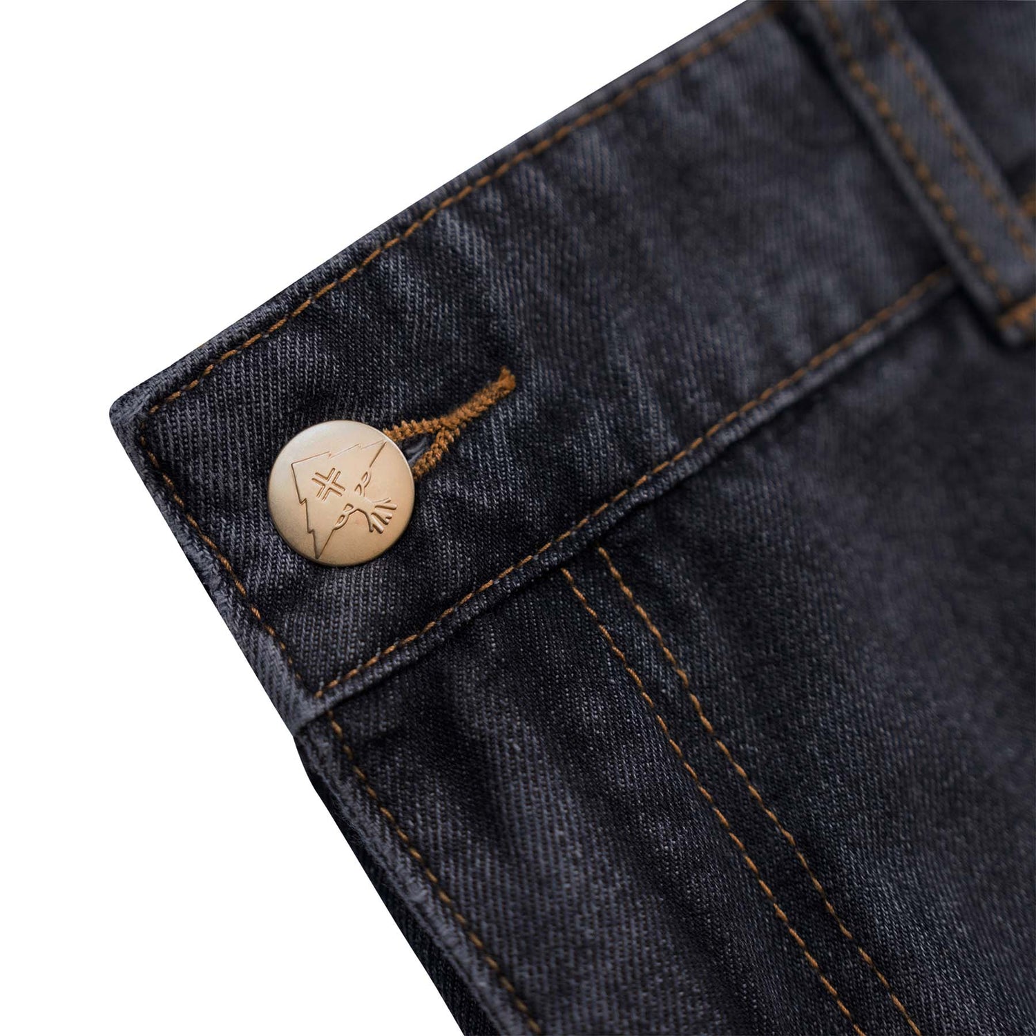 LINE FOR LINE DENIM CARGO PANT - CHARCOAL WASH