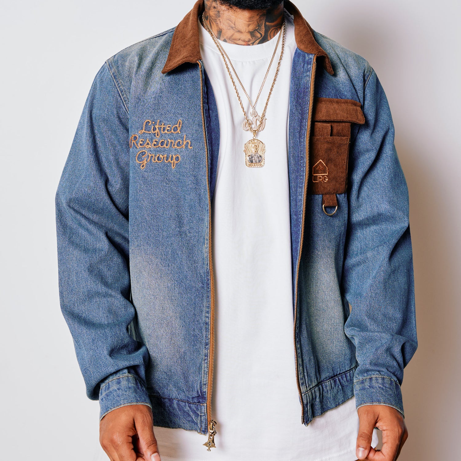 Lrg denim jacket hotsell