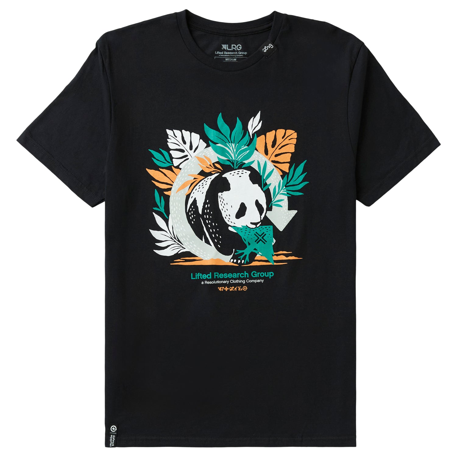 PANDA CREATIVE CYCLE TEE - BLACK