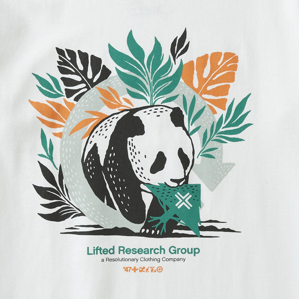 PANDA CREATIVE CYCLE TEE - WHITE