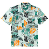 TOMORROW TROPIC WOVEN SHIRT -GREEN MIST