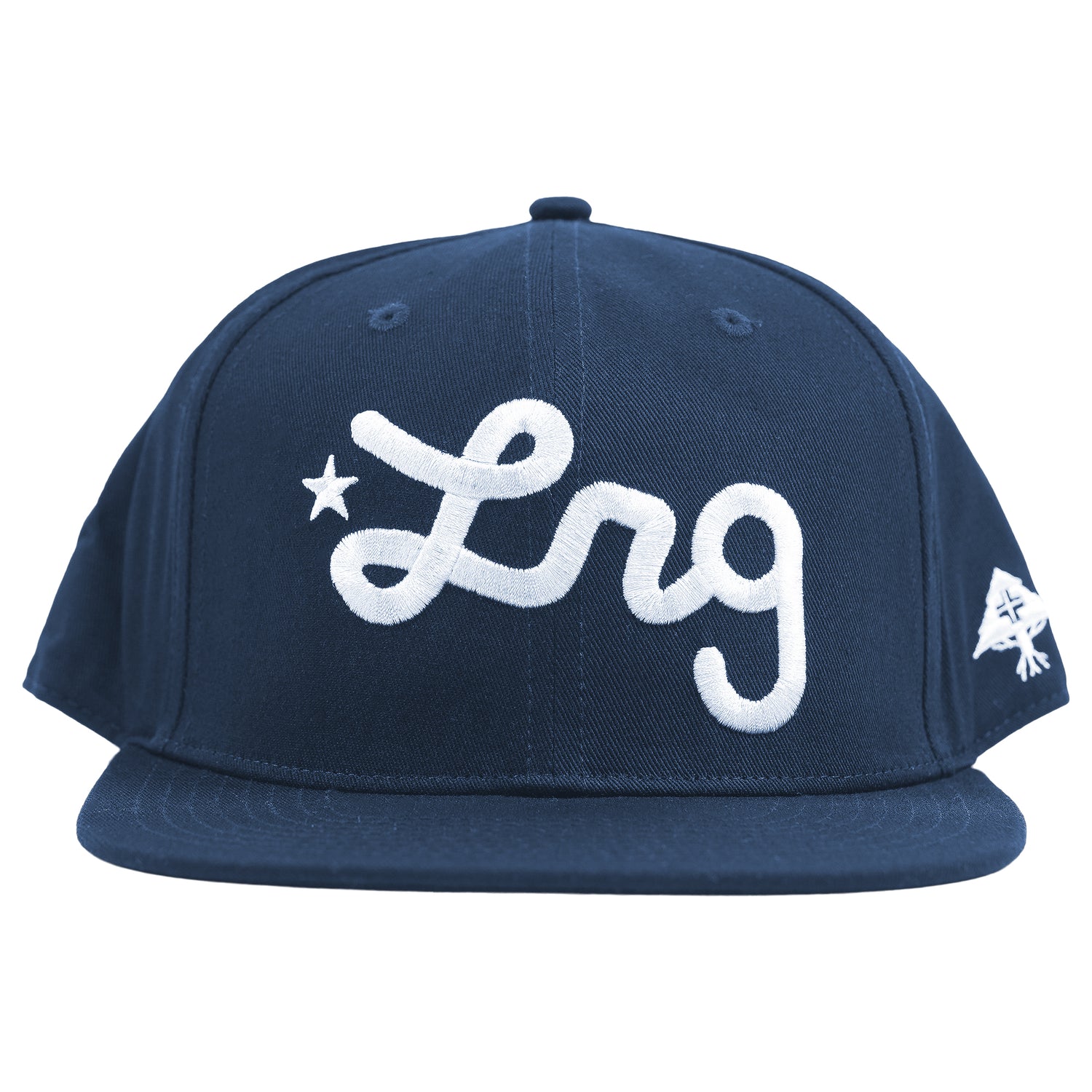 SCRIPT SNAPBACK HAT - NAVY
