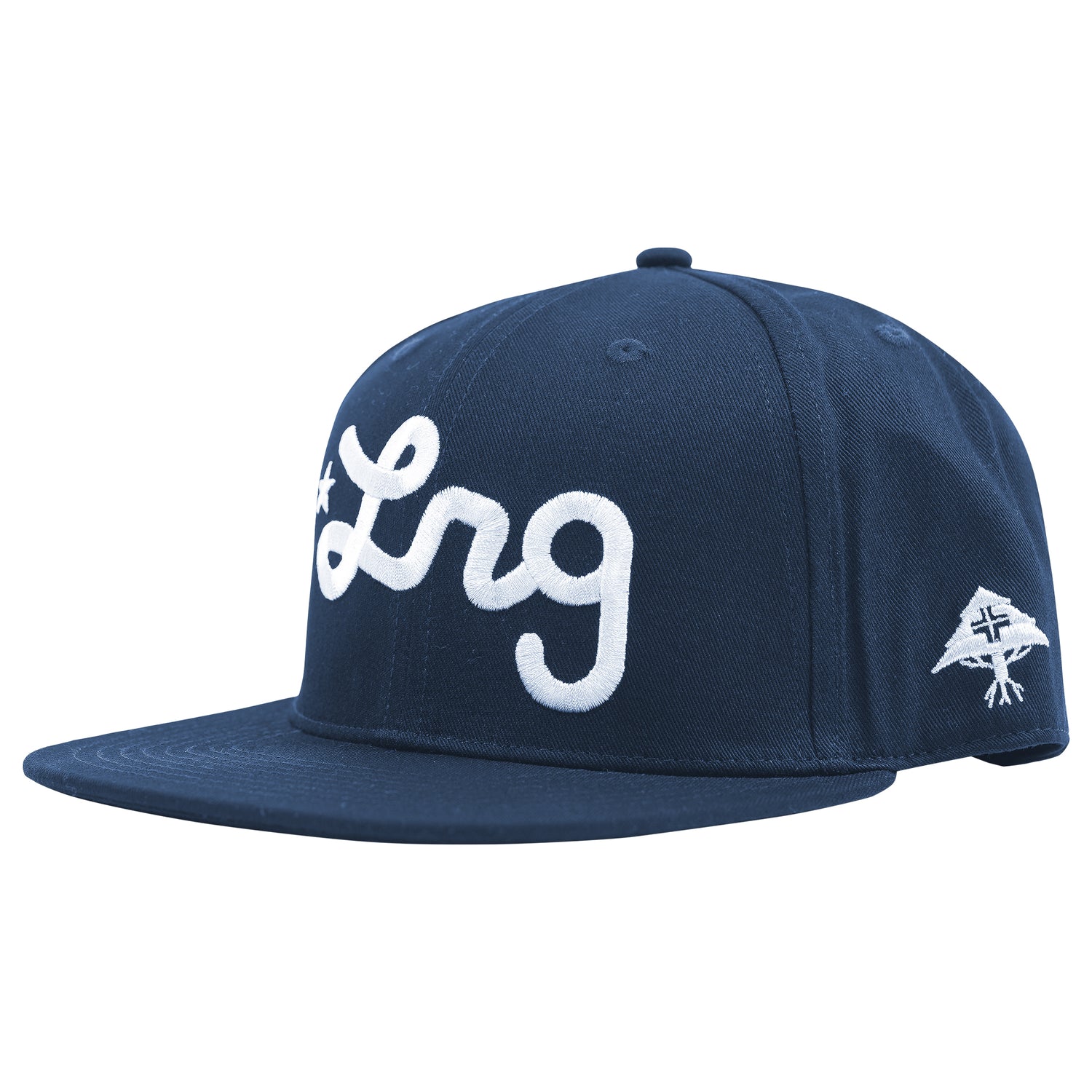 SCRIPT SNAPBACK HAT - NAVY