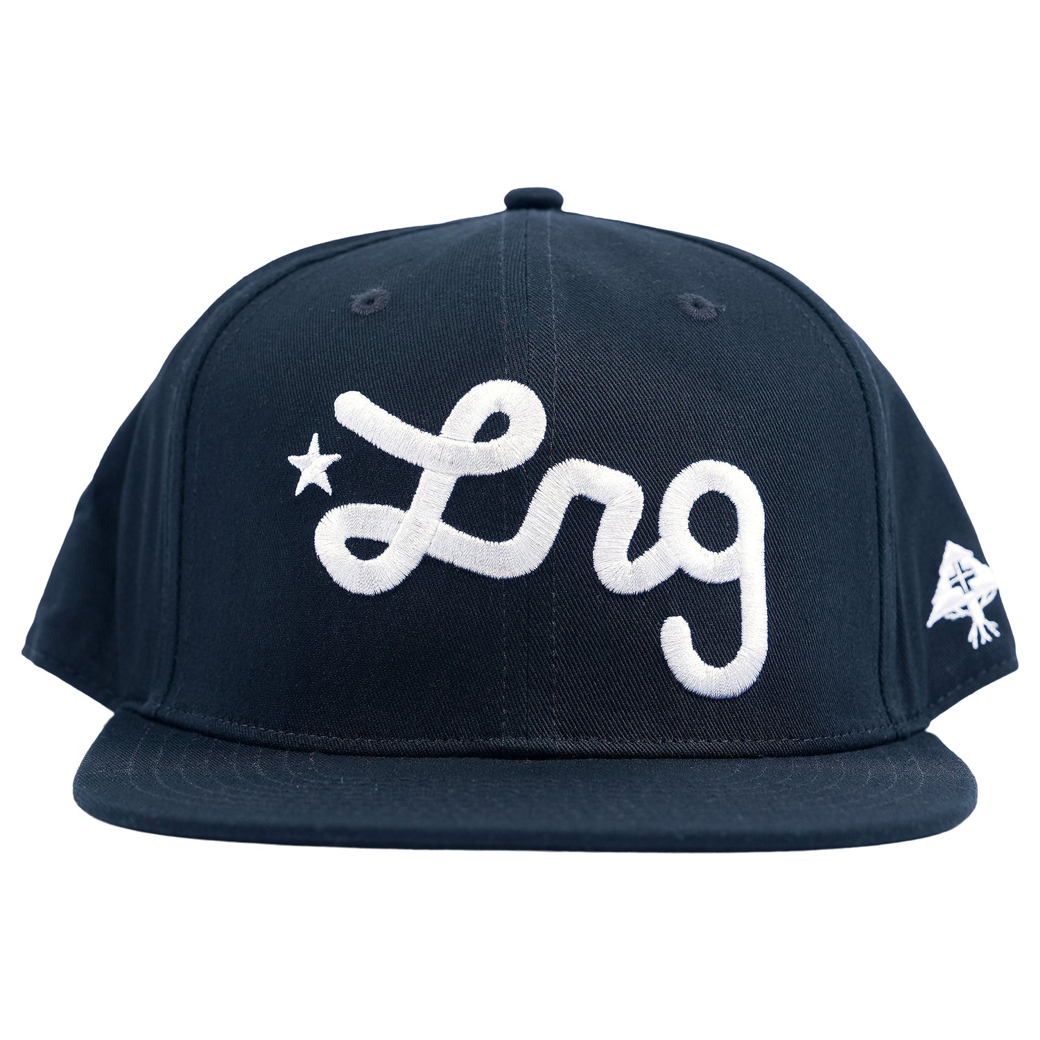 SCRIPT SNAPBACK HAT - BLACK
