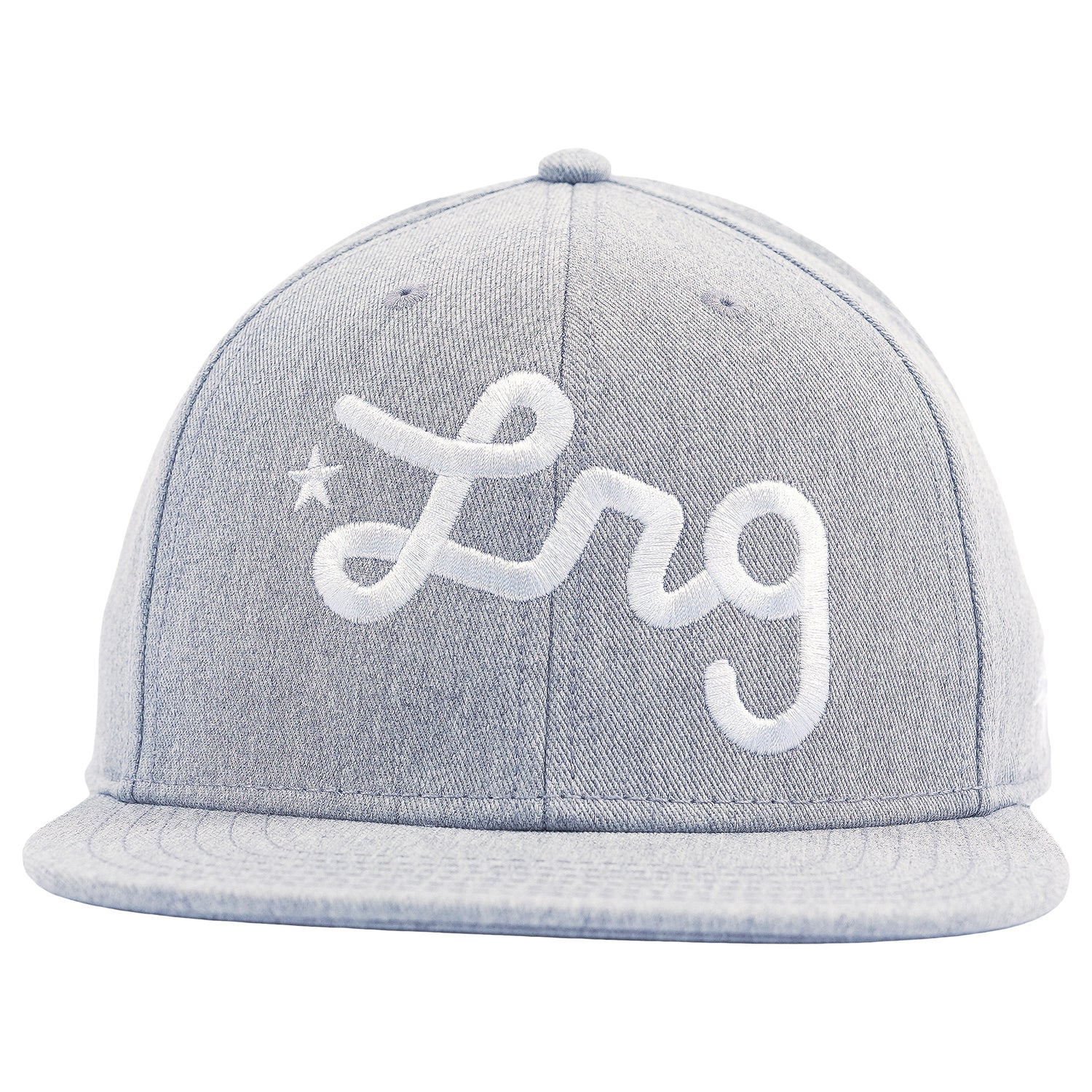 SCRIPT SNAPBACK - Grey/White