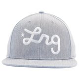 SCRIPT SNAPBACK - Grey/White