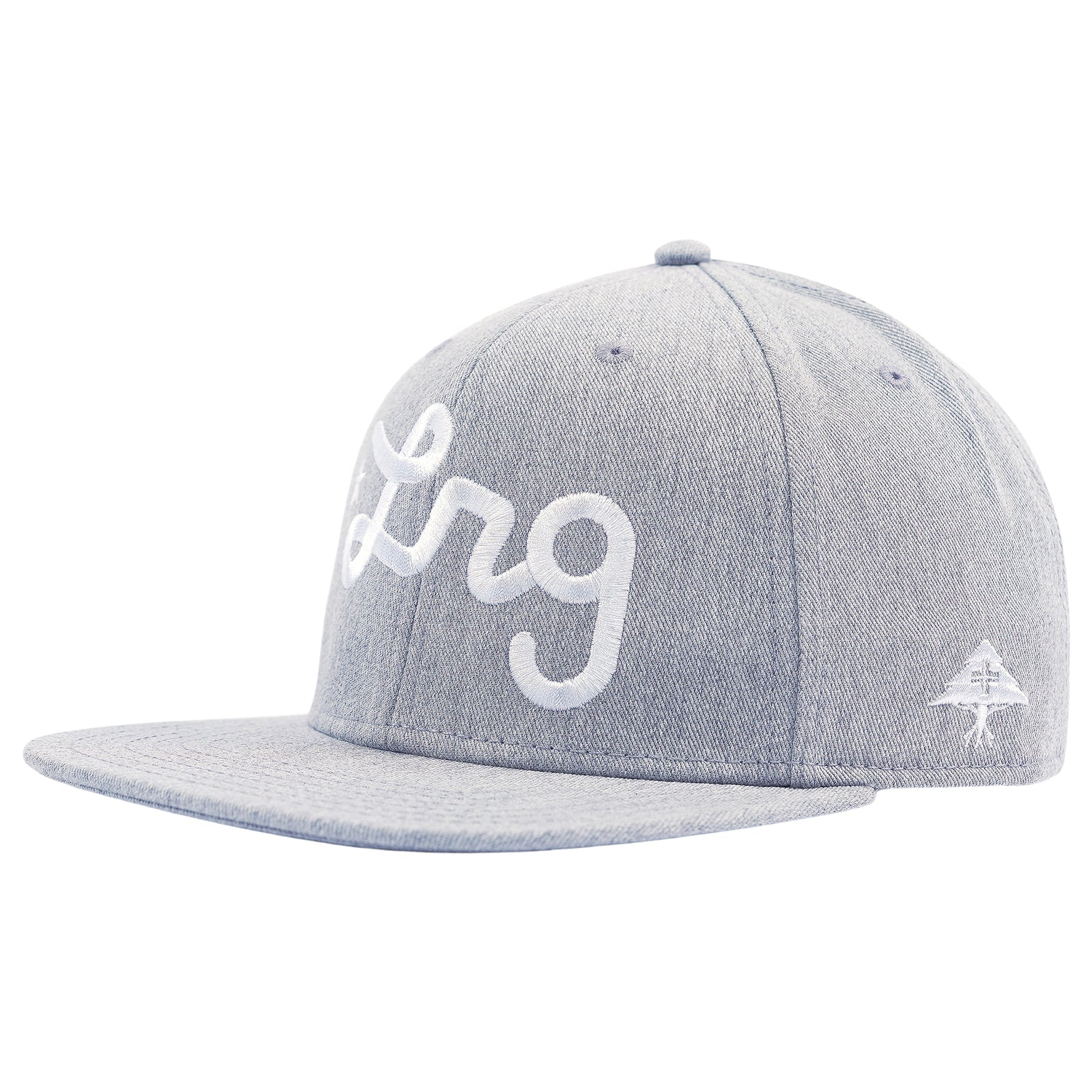SCRIPT SNAPBACK - Grey/White