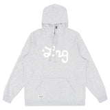 LIFTED SCRIPT Pullover Hoodie - Athletic Heather Grey
