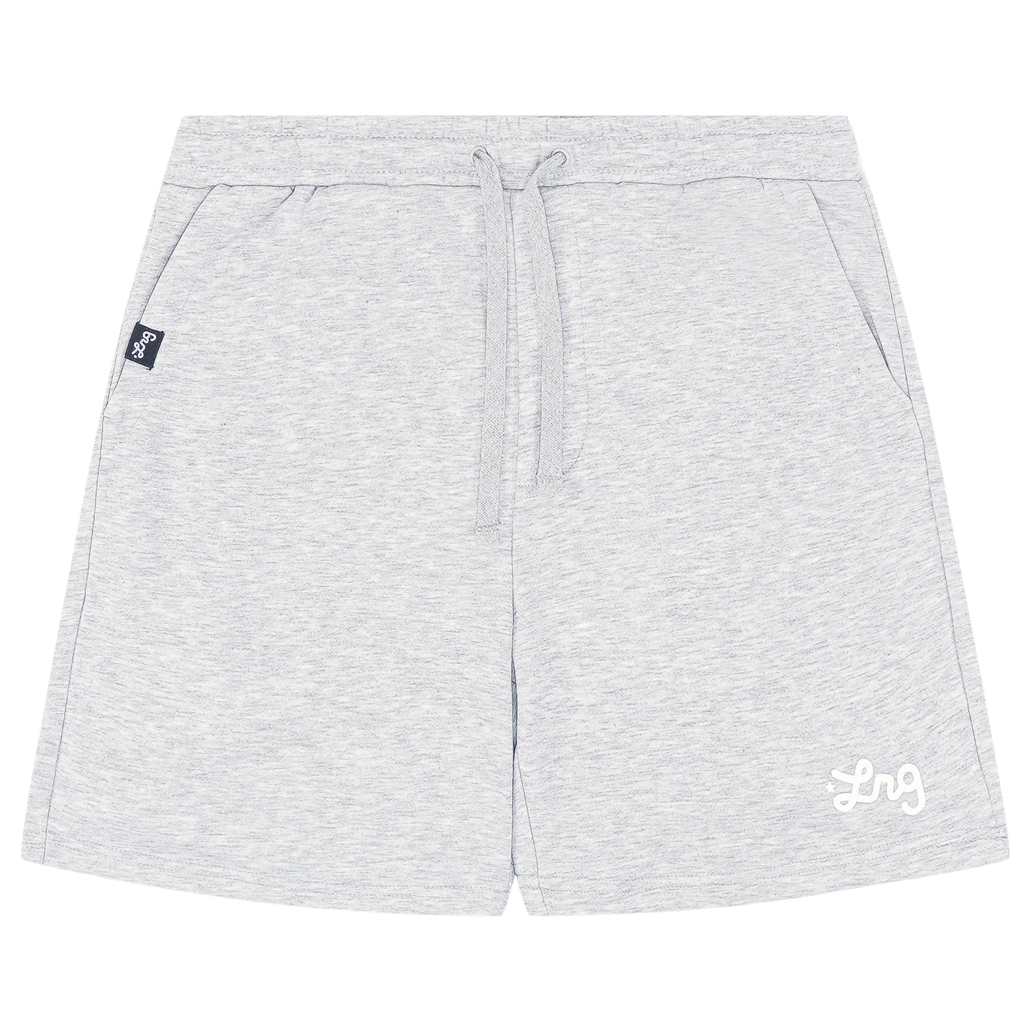 LIFTED SCRIPT SHORT - Athletic Heather Grey