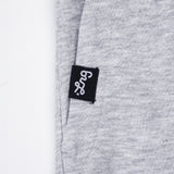 LIFTED SCRIPT SHORT - Athletic Heather Grey