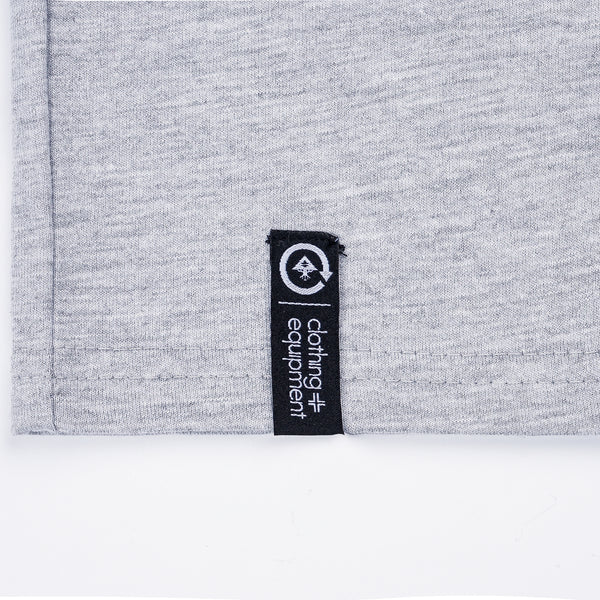 Lifted Script Tee HO25 - Athletic Heather Grey