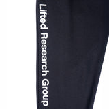 LIFTED SCRIPT JOGGER - Black