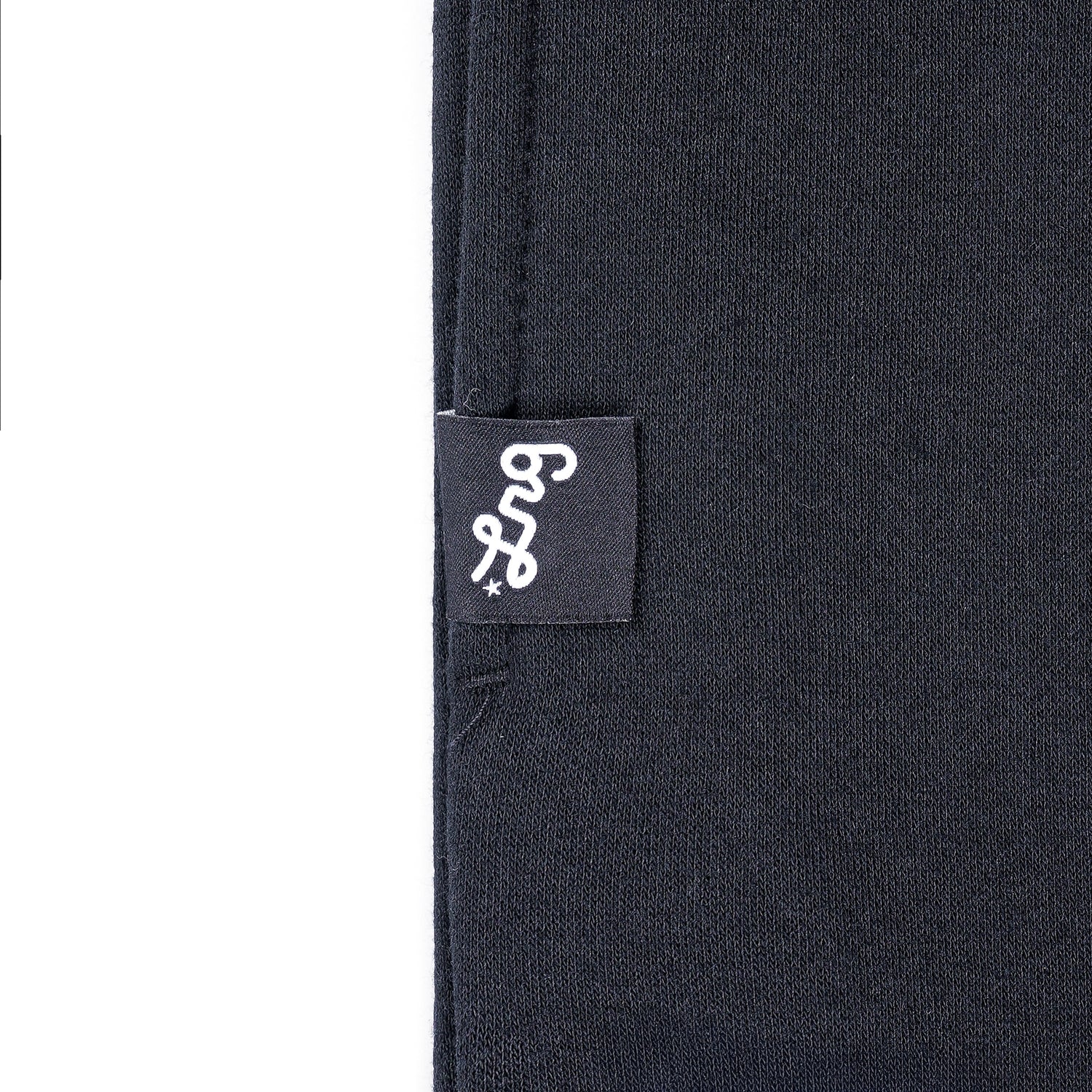 LIFTED SCRIPT JOGGER - Black