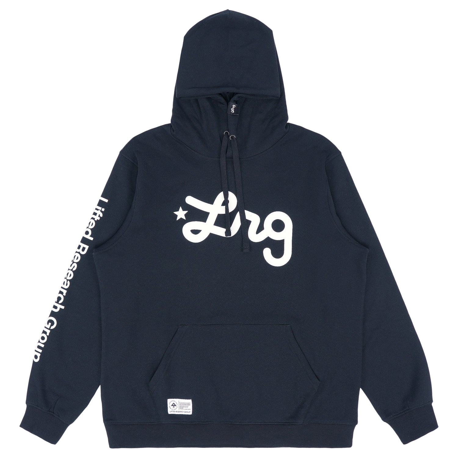 LIFTED SCRIPT Pullover Hoodie - Black