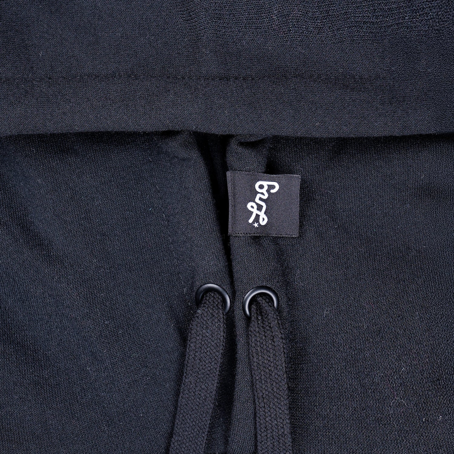 LIFTED SCRIPT Pullover Hoodie - Black