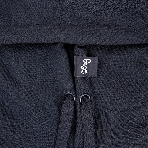 LIFTED SCRIPT Pullover Hoodie - Black