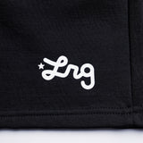 LIFTED SCRIPT SHORT - Black