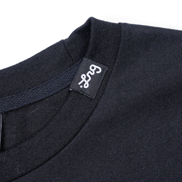Lifted Script Tee - Black