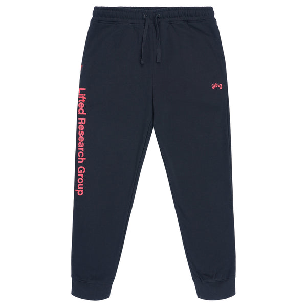 LIFTED SCRIPT JOGGER - Black/Red