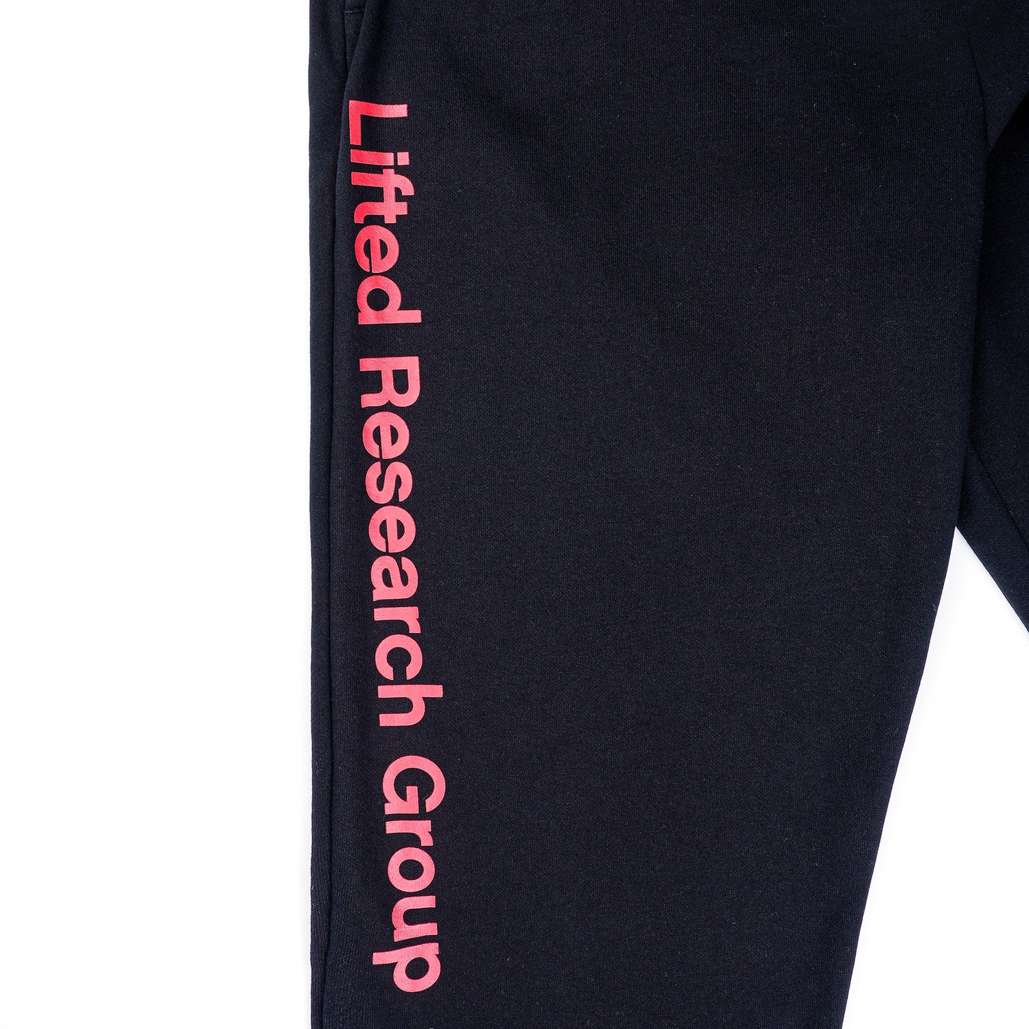 LIFTED SCRIPT JOGGER - Black/Red