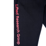 LIFTED SCRIPT JOGGER - Black/Red