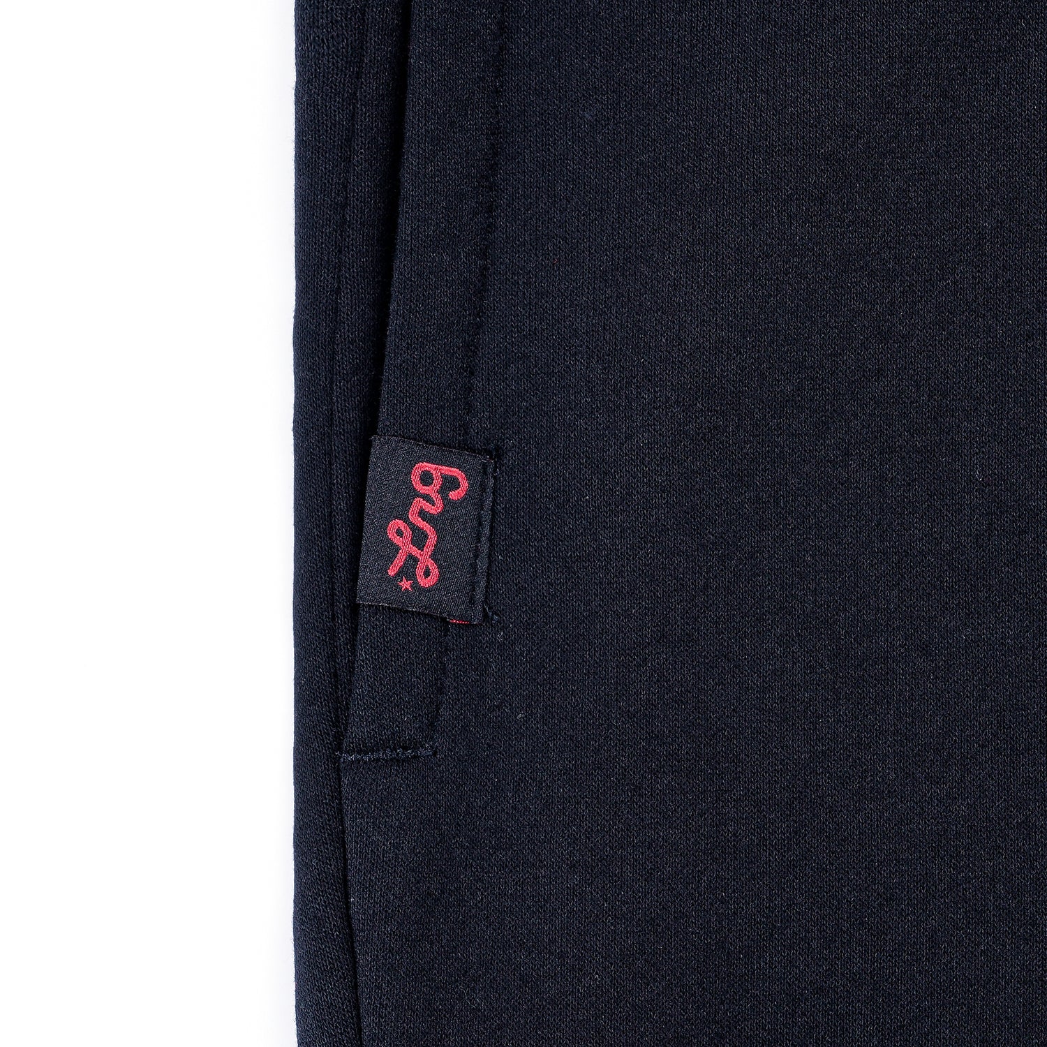 LIFTED SCRIPT JOGGER - Black/Red