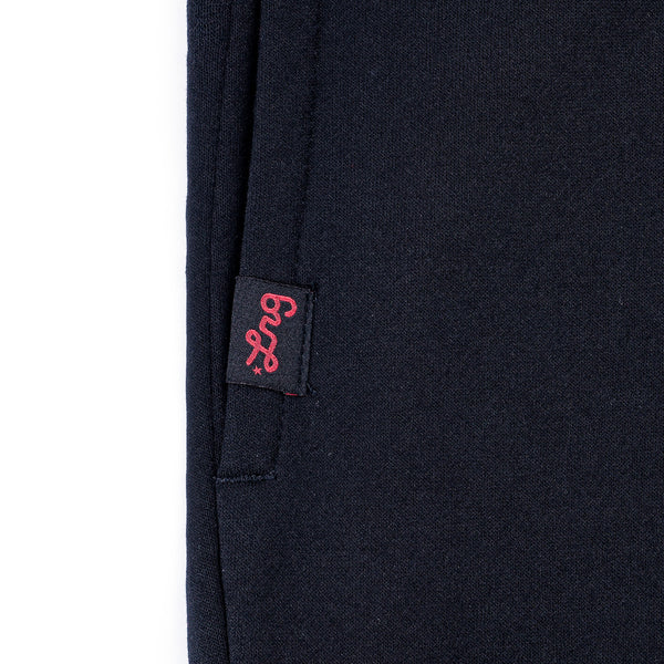 LIFTED SCRIPT JOGGER - Black/Red