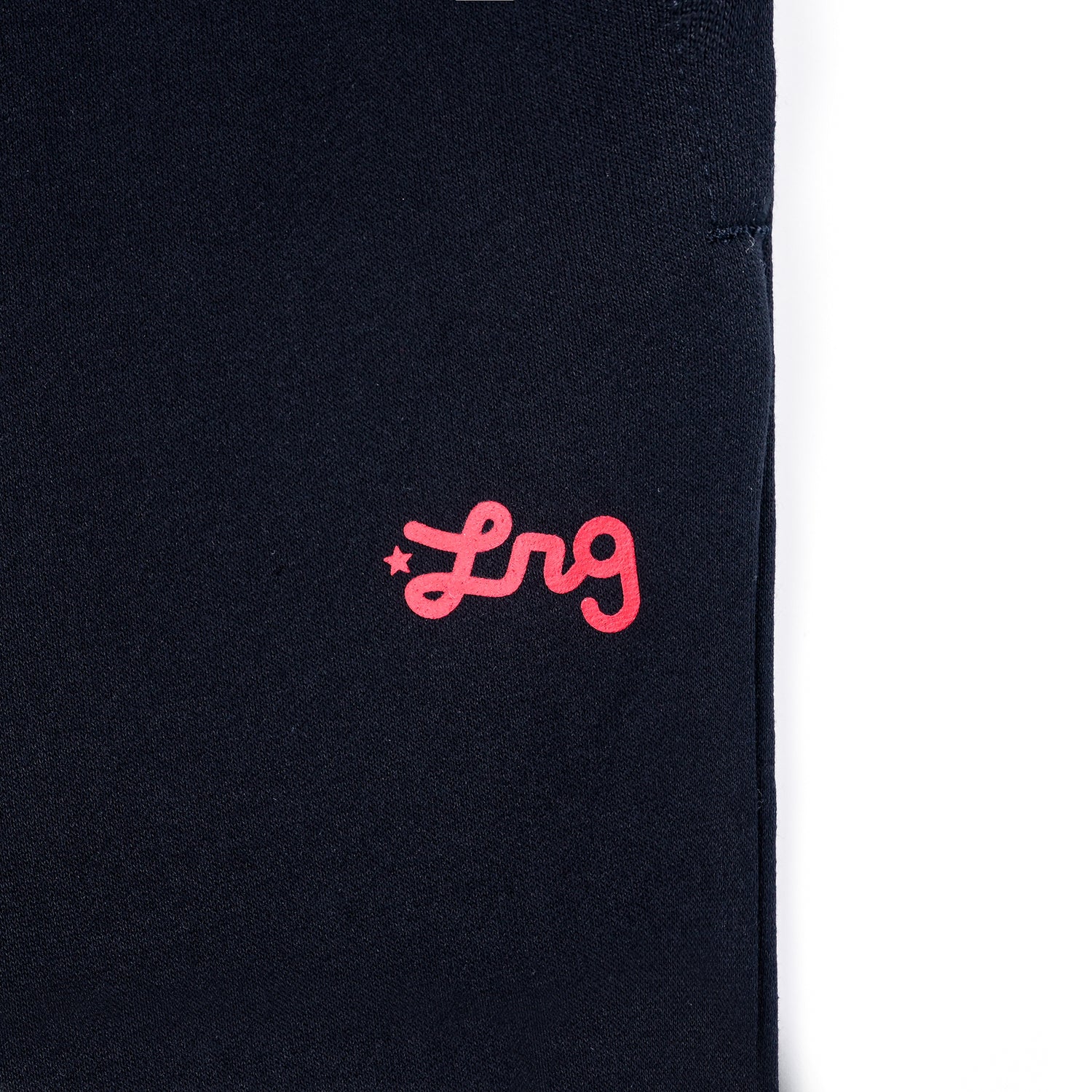 LIFTED SCRIPT JOGGER - Black/Red