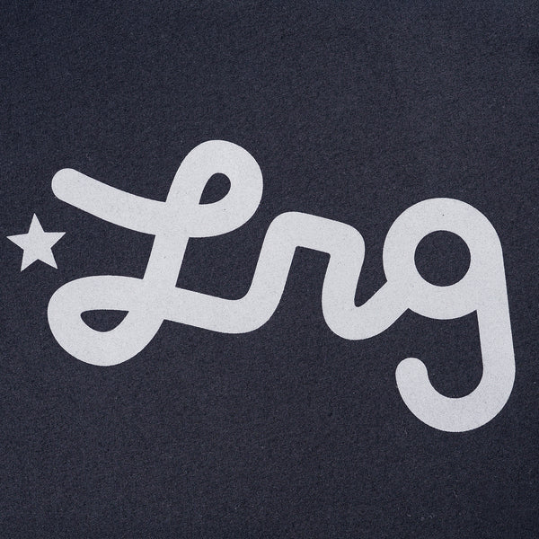 Lifted Script Tee - Black Reflective