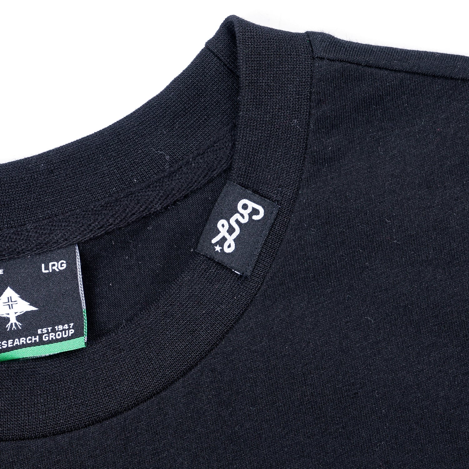 Lifted Script Tee - Black Reflective