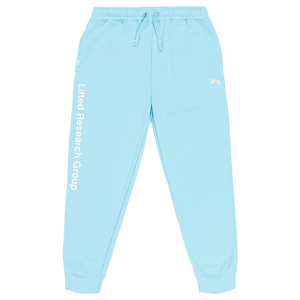 LIFTED SCRIPT JOGGER - Carolina Blue