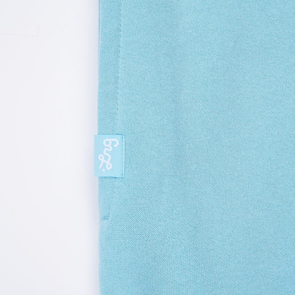 LIFTED SCRIPT JOGGER - Carolina Blue
